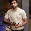 off white polo shirt
